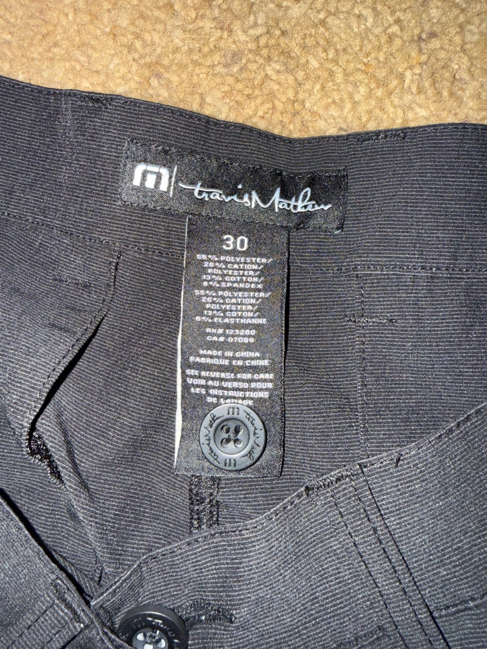 TravisMathew Black Men’s Shorts
